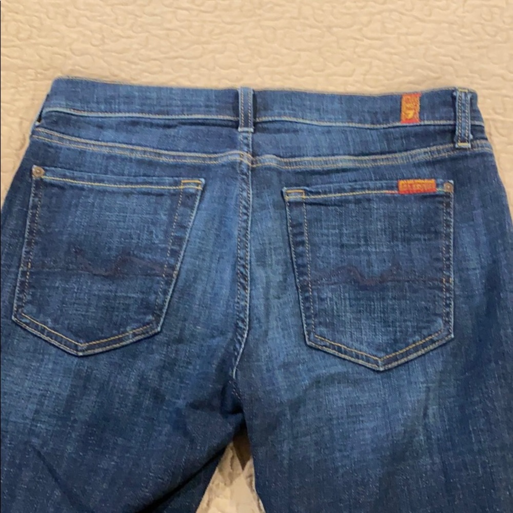 7 For All Mankind Skinny Jeans, Size 27